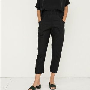 Elizabeth Suzann Clyde Work Pant Midweight linen